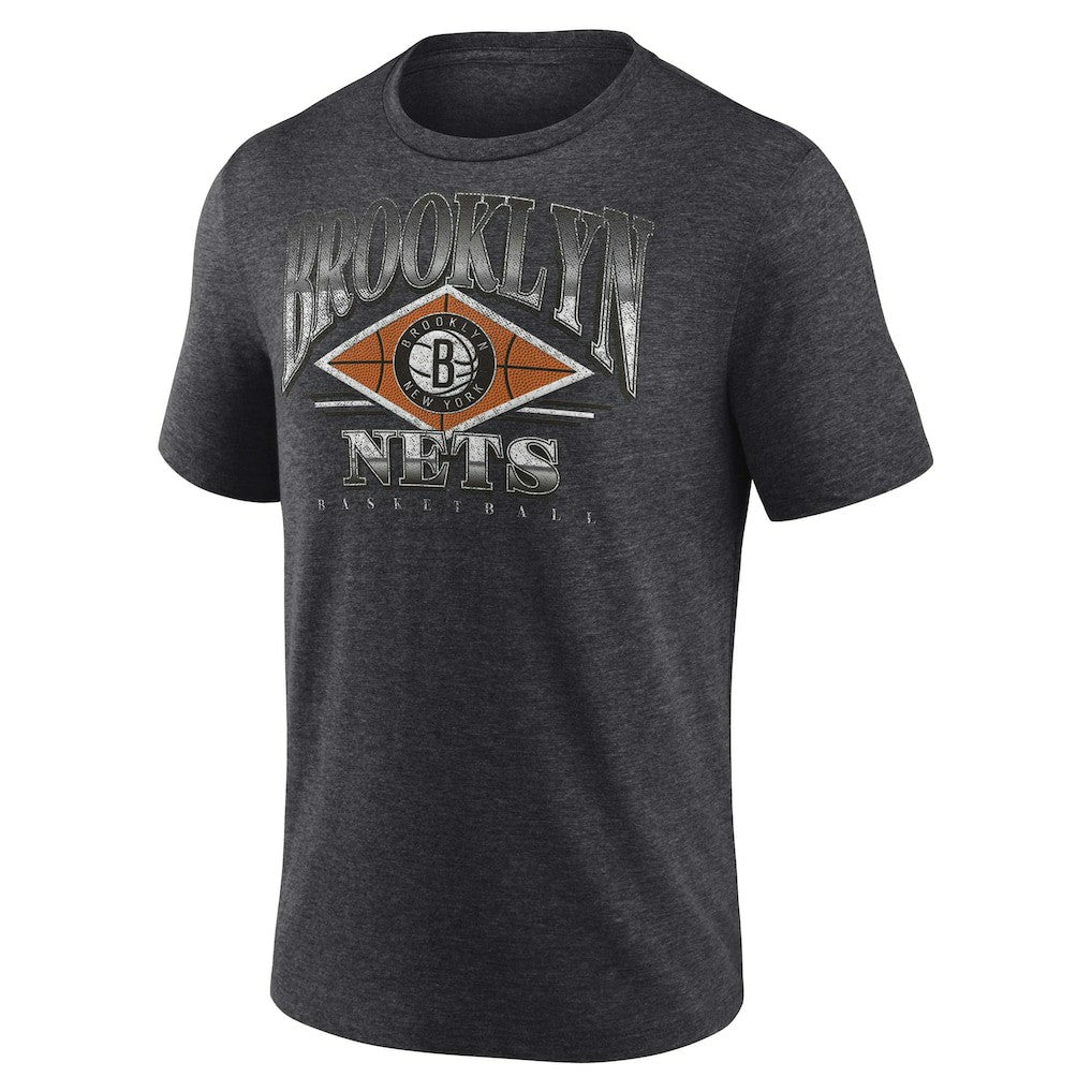 Fanatics Brooklyn Nets True Classics Power Phase Tri-Blend T-Shirt