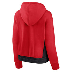 Fanatics Chicago Bulls Women's Iconic Halftime Colorblock Pullover Hoodie