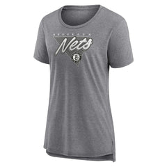 Fanatics Brooklyn Nets Women's True Classics Tri-Blend T-Shirt