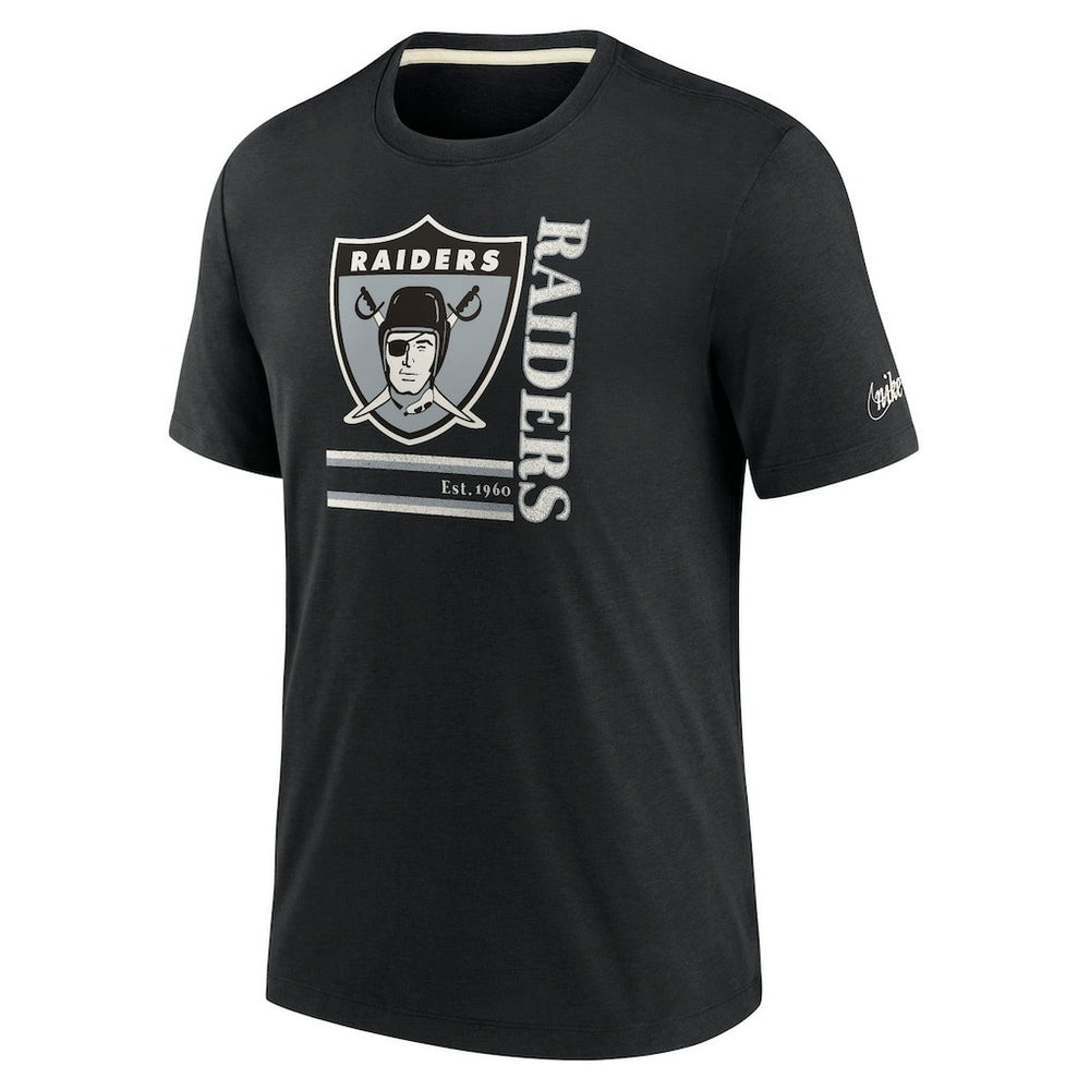 Wordmark Logo Tri-Blend T-Shirt - Las Vegas Raiders T-shirts