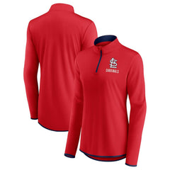 Red St. Louis Cardinals Fanatics Women's Worth The Drive Quarter-Zip Jacket