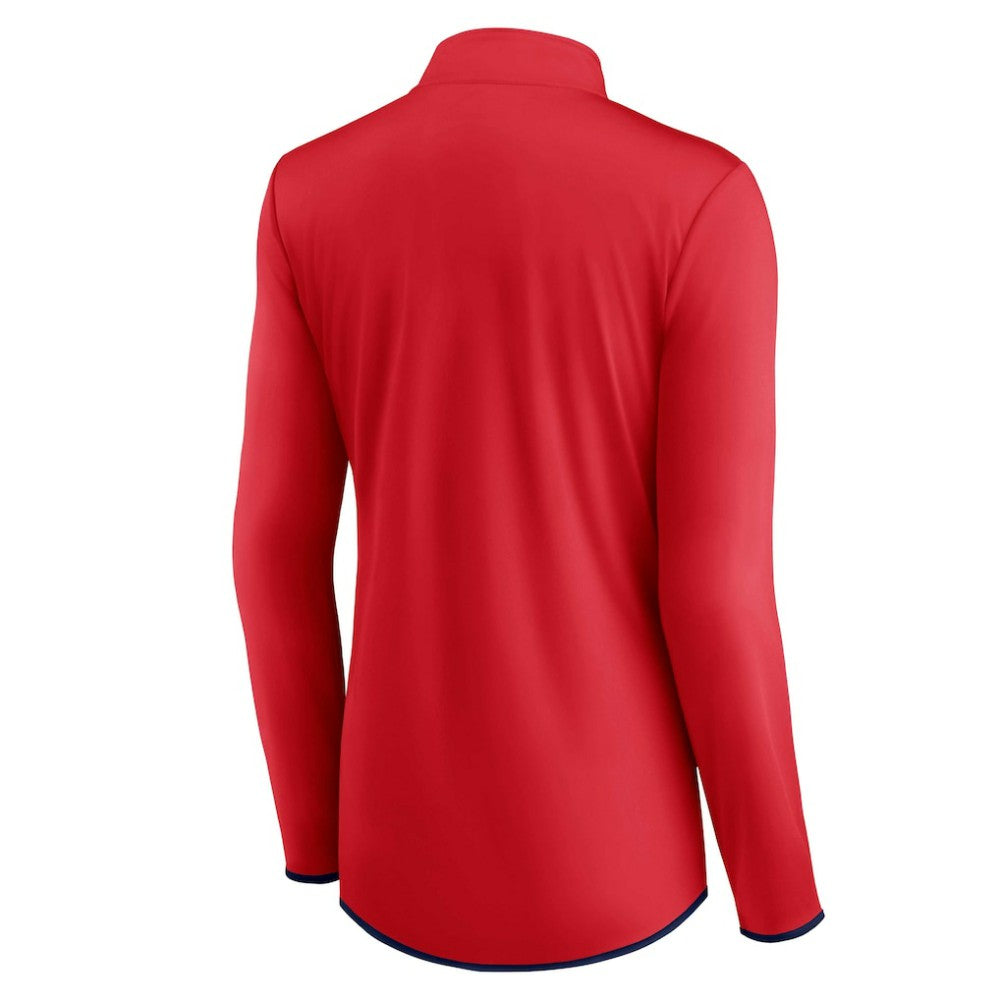 Red St. Louis Cardinals Fanatics Women's Worth The Drive Quarter-Zip Jacket