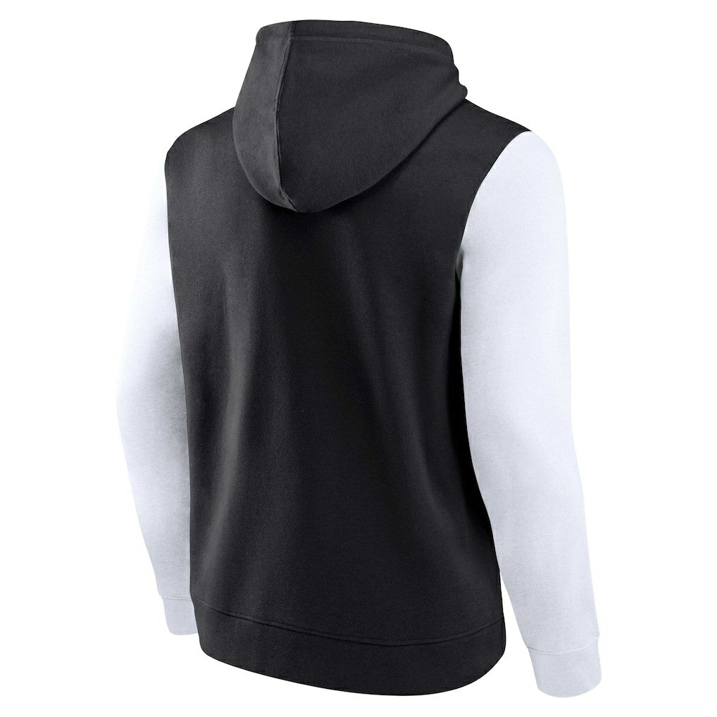 Fanatics Brooklyn Nets Attack Colorblock Pullover Hoodie