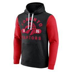 Fanatics Toronto Raptors Attack Colorblock Pullover Hoodie