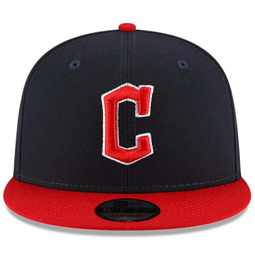 Navy/Red Cleveland Guardians New Era Team Color 9FIFTY Snapback Adjustable Hat