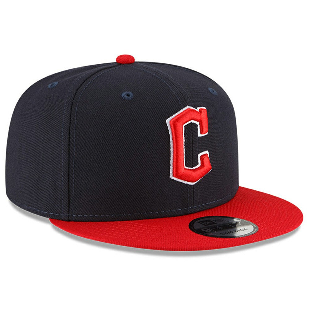 Navy/Red Cleveland Guardians New Era Team Color 9FIFTY Snapback Adjustable Hat