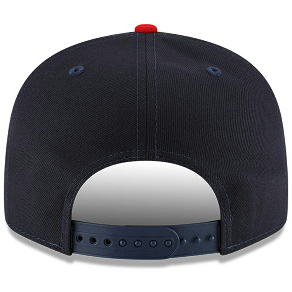 Navy/Red Cleveland Guardians New Era Team Color 9FIFTY Snapback Adjustable Hat