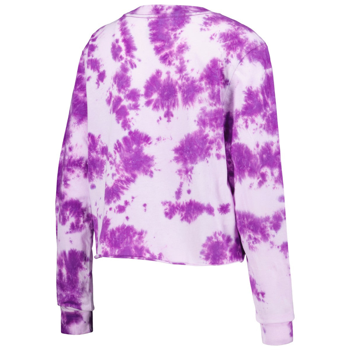 New Era Los Angeles Lakers Women's Tie Dye Cropped Long Sleeve T-Shirt