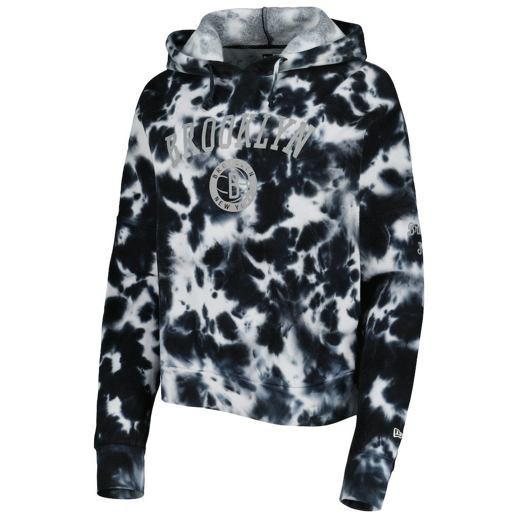 New Era Brooklyn Nets Women's Brushed Cotton Tie-Dye Pullover Hoodie