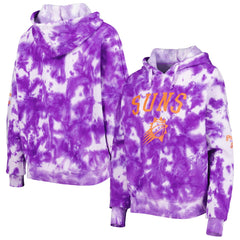 New Era Phoenix Suns Women's Brushed Cotton Tie-Dye Pullover Hoodie