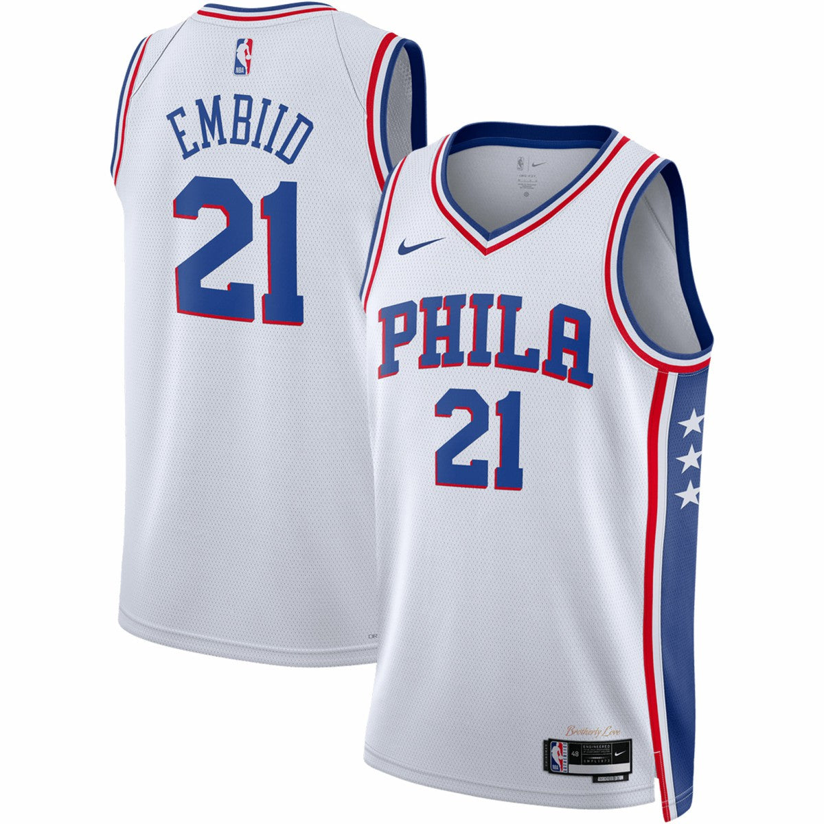 Nike Joel Embiid Philadelphia 76ers Unisex Swingman Jersey