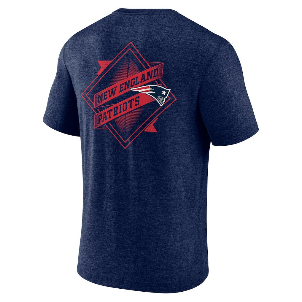 Diamond Scroll Tri-Blend T-Shirt - New England Patriots T-shirts