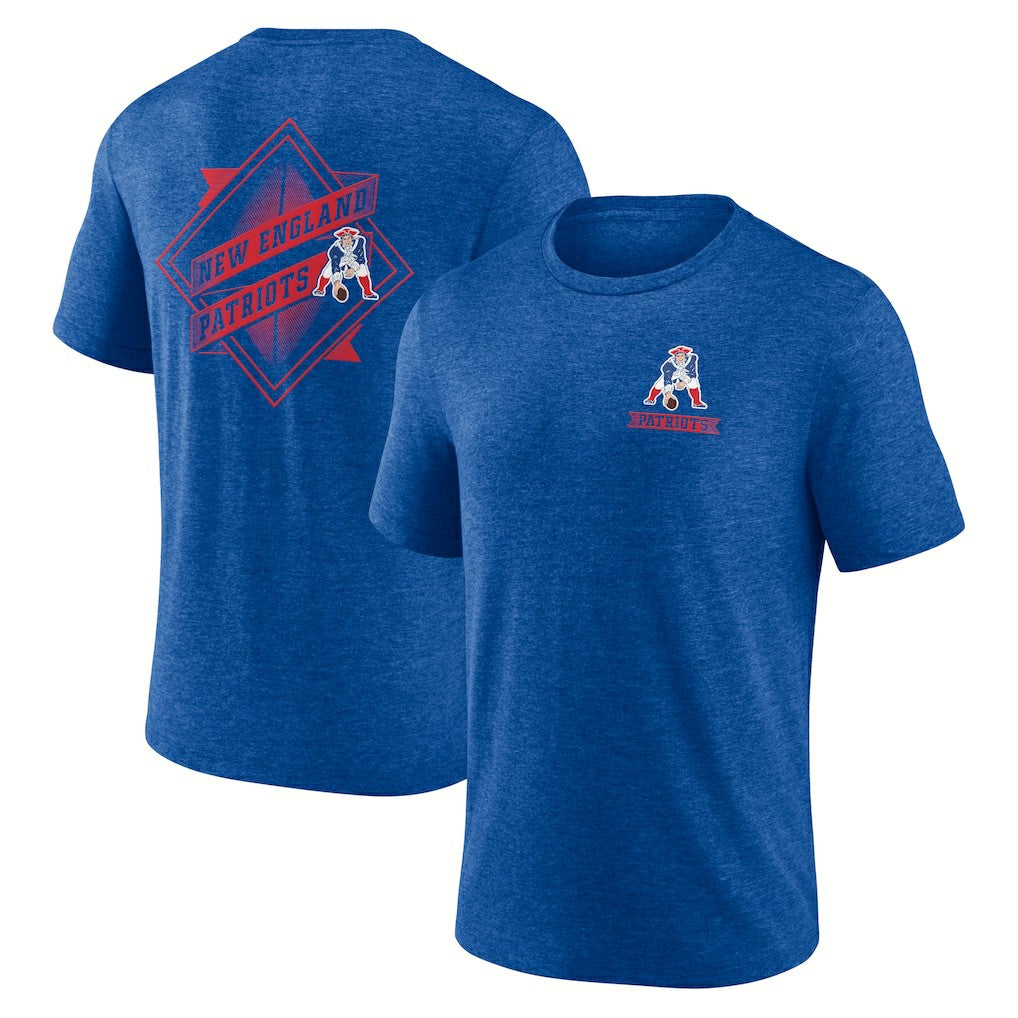 Diamond Scroll Tri-Blend T-Shirt - New England Patriots T-shirts