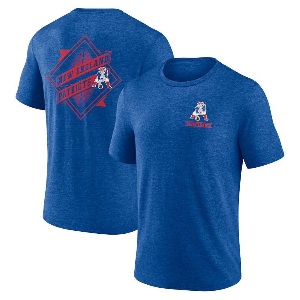 Diamond Scroll Tri-Blend T-Shirt - New England Patriots T-shirts