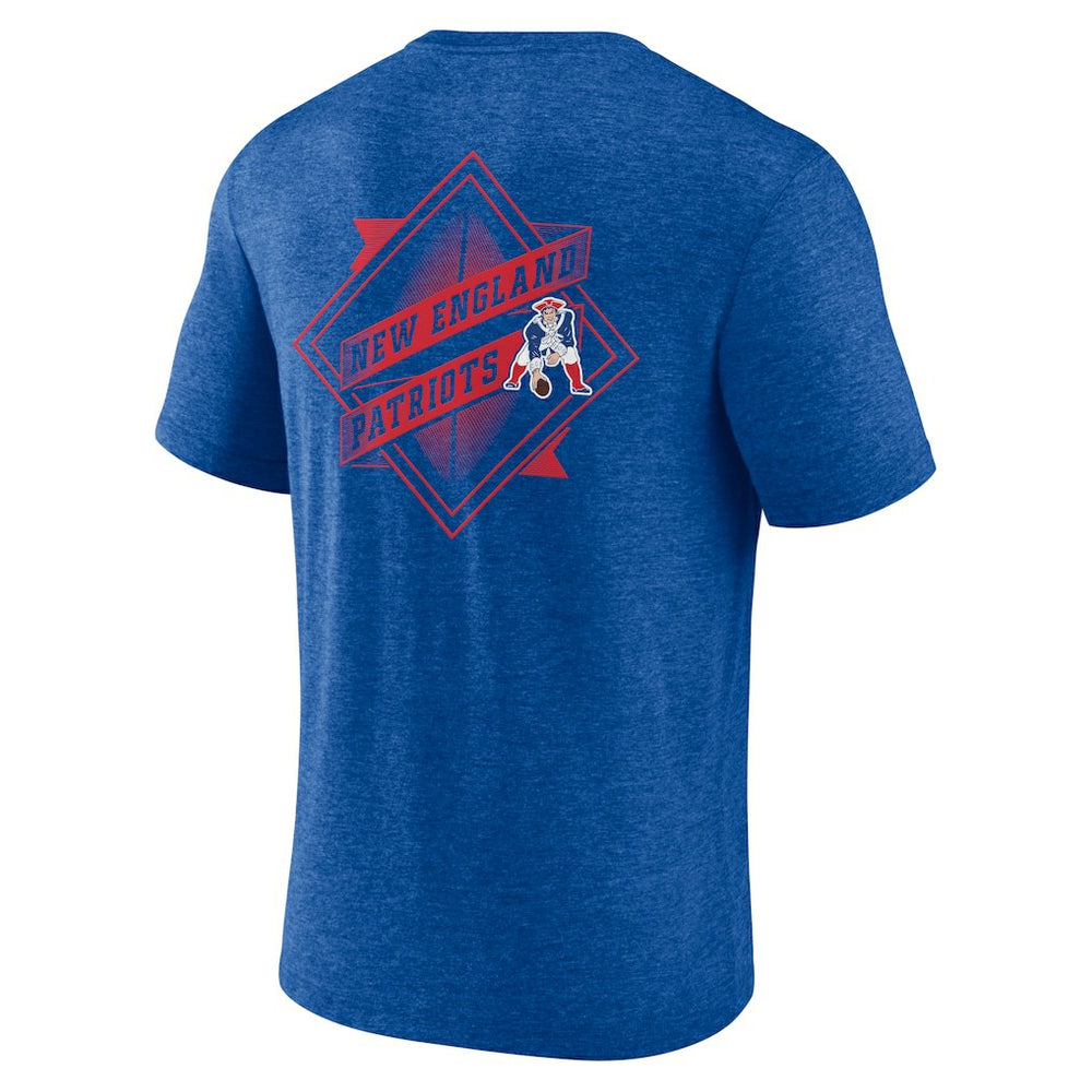Diamond Scroll Tri-Blend T-Shirt - New England Patriots T-shirts