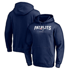 Logo Team Lockup Fitted Pullover Hoodie - New England Patriots Hoodies