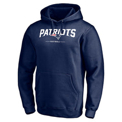 Logo Team Lockup Fitted Pullover Hoodie - New England Patriots Hoodies