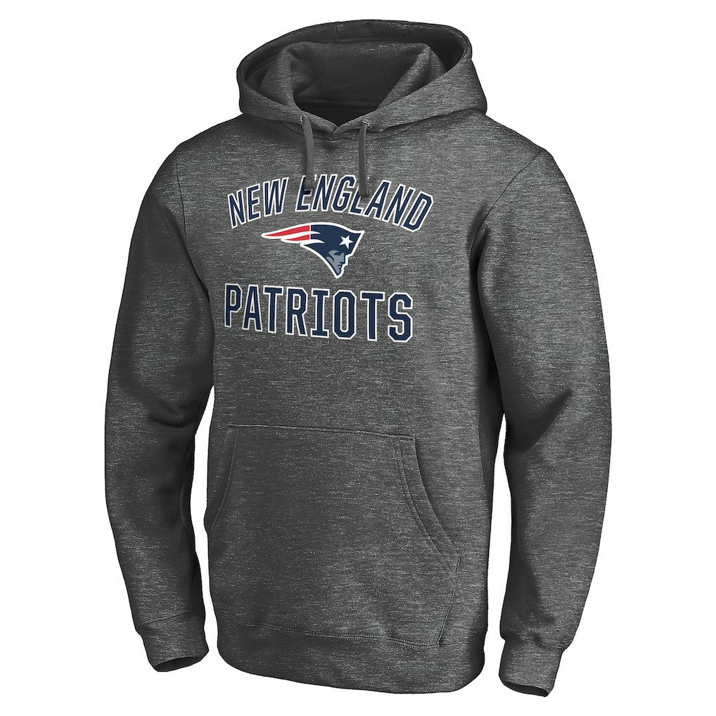 Victory Arch Team Fitted Pullover Hoodie - New England Patriots Hoodies