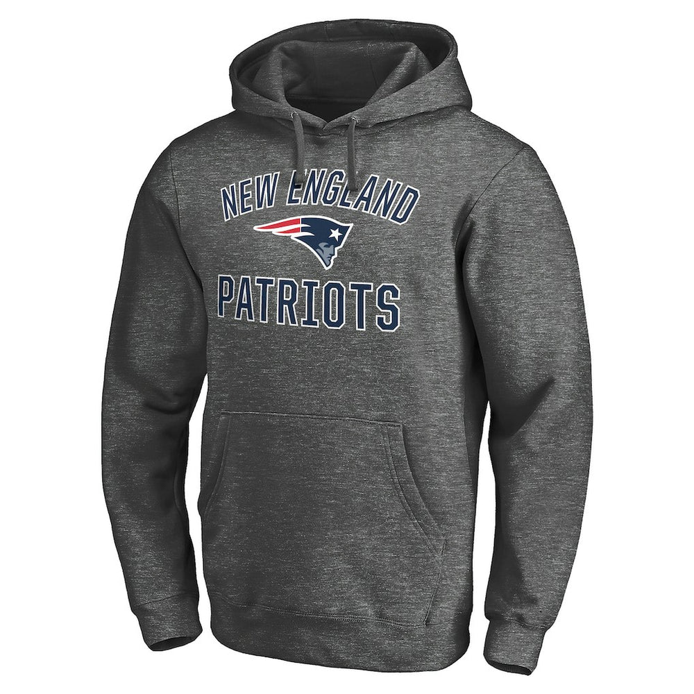 Victory Arch Team Fitted Pullover Hoodie - New England Patriots Hoodies