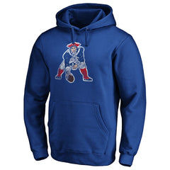 Throwback Logo Pullover Hoodie - New England Patriots Hoodies