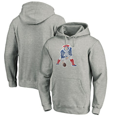 Throwback Logo Pullover Hoodie - New England Patriots Hoodies