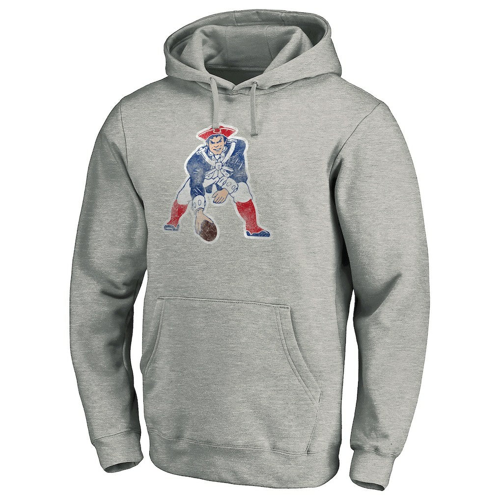 Throwback Logo Pullover Hoodie - New England Patriots Hoodies