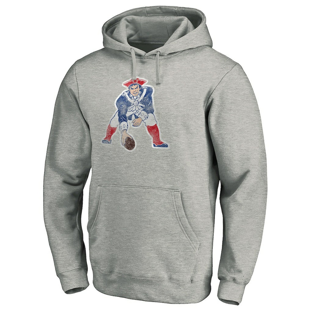 Throwback Logo Pullover Hoodie - New England Patriots Hoodies