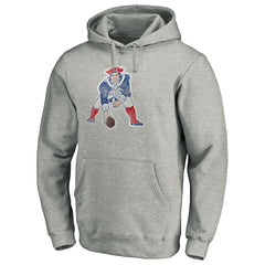 Throwback Logo Pullover Hoodie - New England Patriots Hoodies