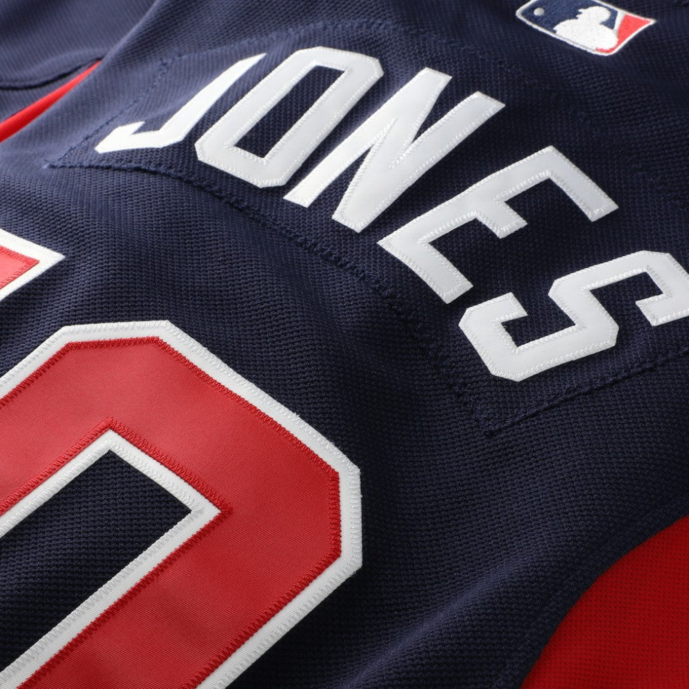 Navy Chipper Jones Atlanta Braves Mitchell & Ness Authentic Batting Practice Jersey