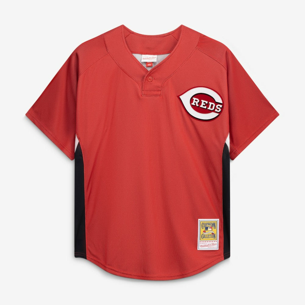 Red Ken Griffey Jr. Cincinnati Reds Mitchell & Ness Authentic Batting Practice Jersey