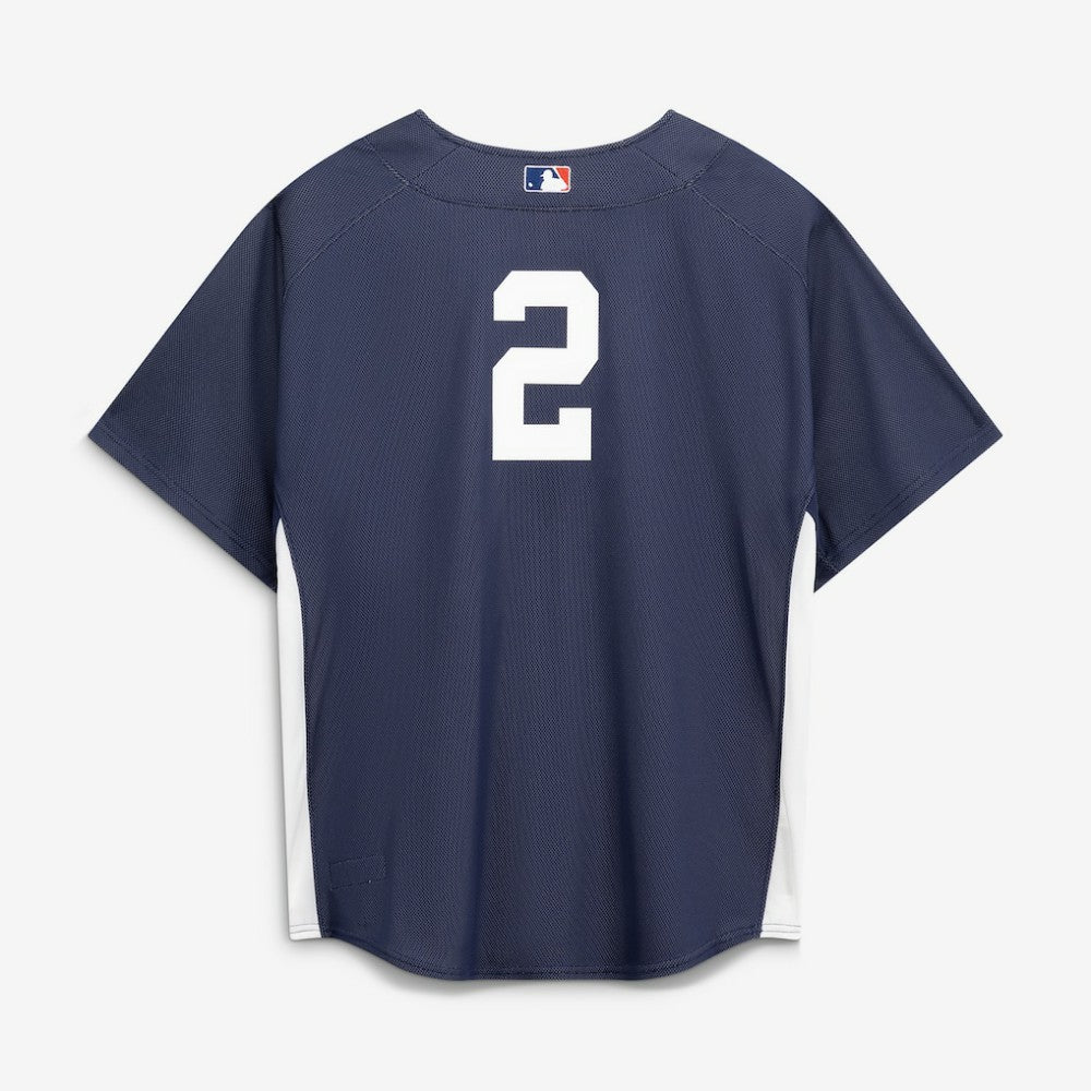 Navy Derek Jeter New York Yankees Mitchell & Ness Authentic Batting Practice Jersey