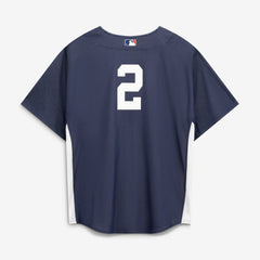 Navy Derek Jeter New York Yankees Mitchell & Ness Authentic Batting Practice Jersey