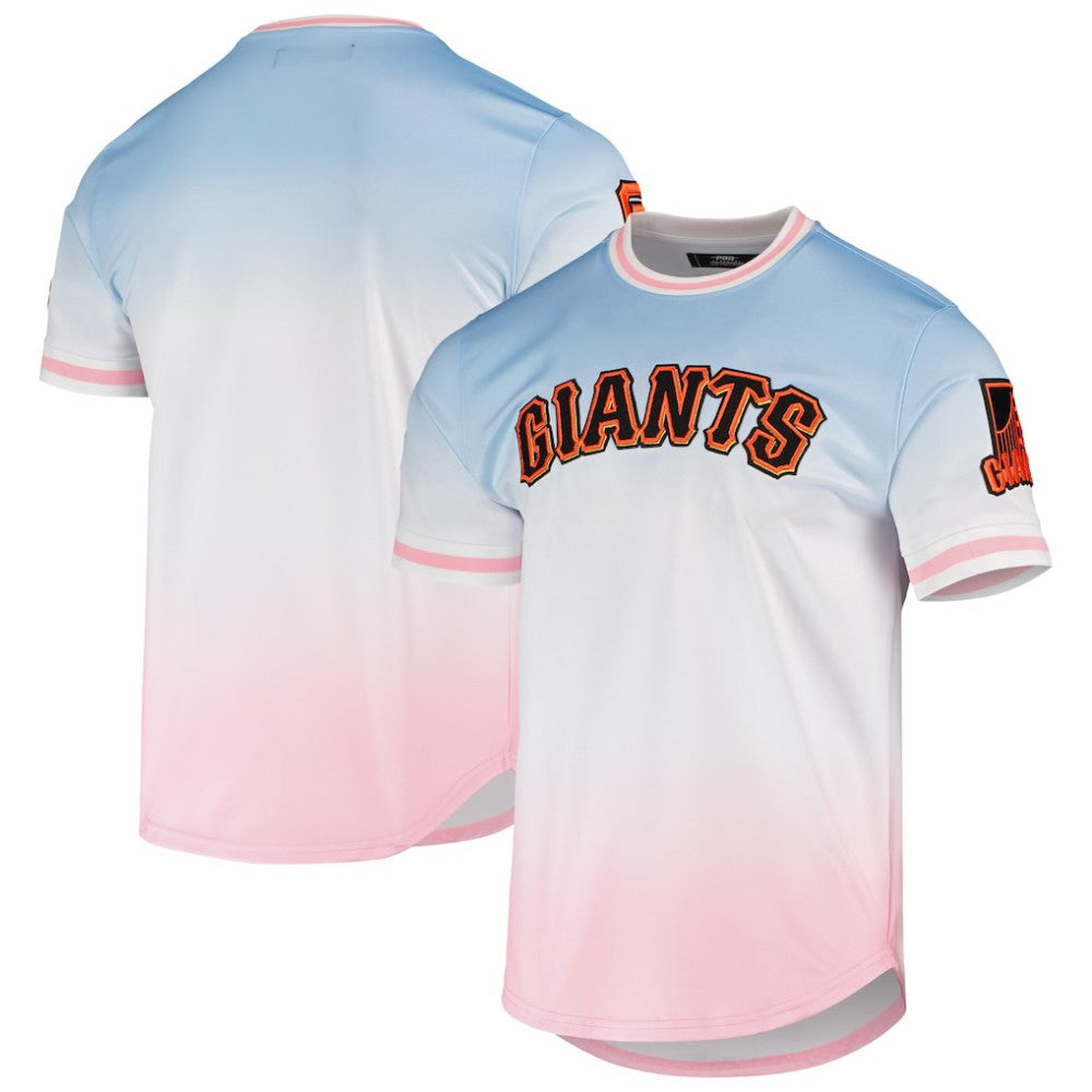 Blue/Pink San Francisco Giants Pro Standard Ombre T-Shirt