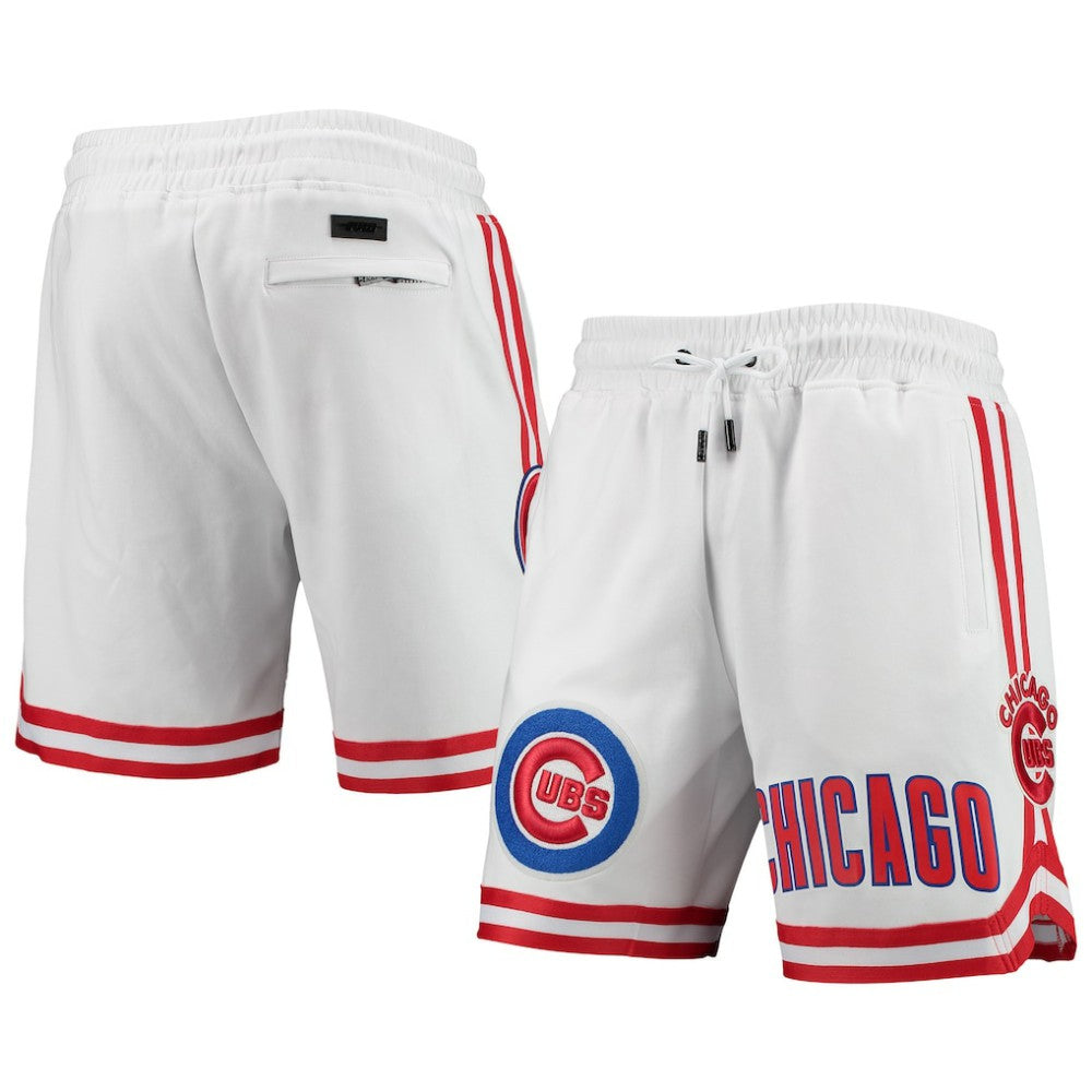 White Chicago Cubs Pro Standard Team Logo Shorts
