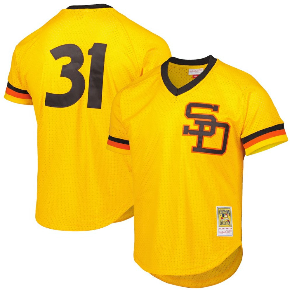 Gold Dave Winfield San Diego Padres Mitchell & Ness Authentic Batting Practice Jersey