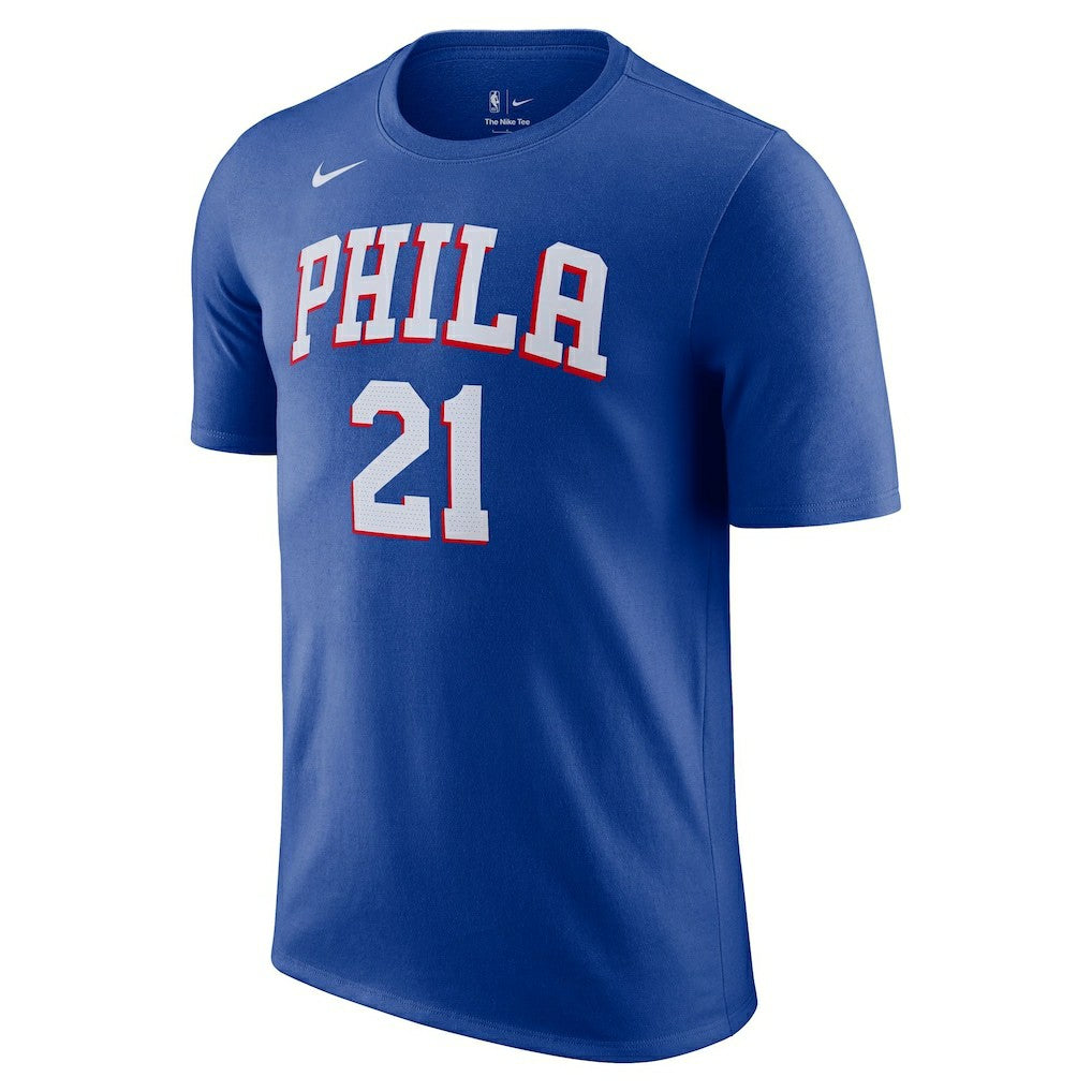 Nike Joel Embiid Philadelphia 76ers Icon 2022/23 Name & Number T-Shirt
