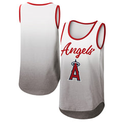 White Los Angeles Angels G-III 4Her by Carl Banks Women's Logo Opening Day Tank Top