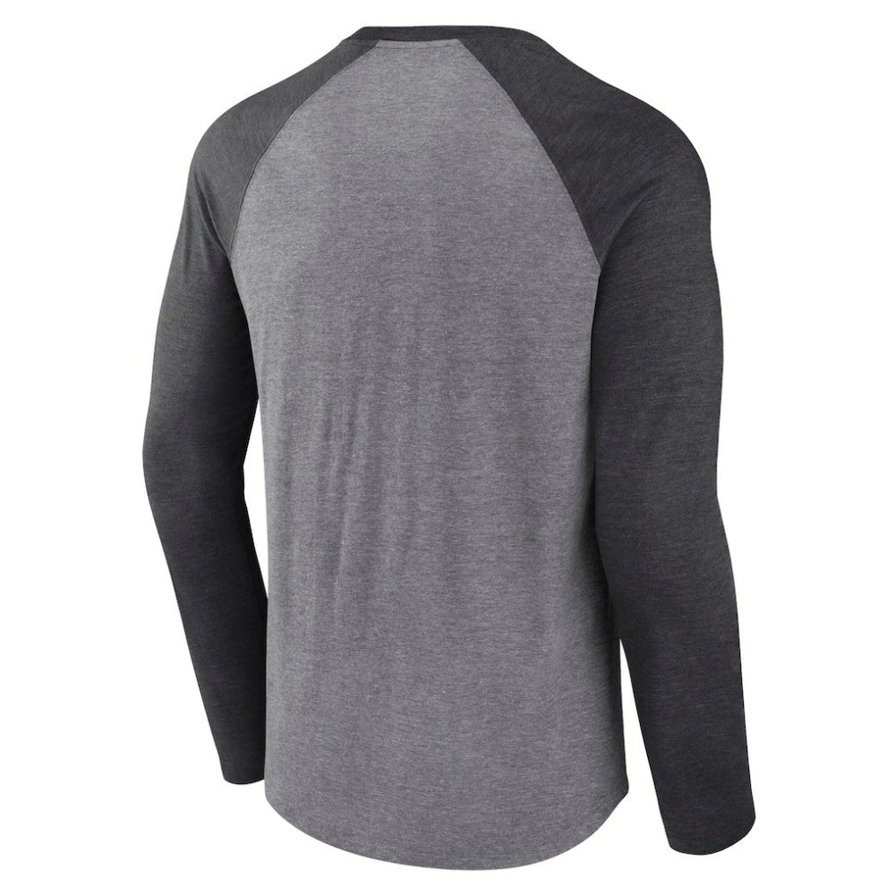 NHL Calgary Flames Fanatics Special Edition Long Sleeve Tri-Blend Raglan T-Shirt
