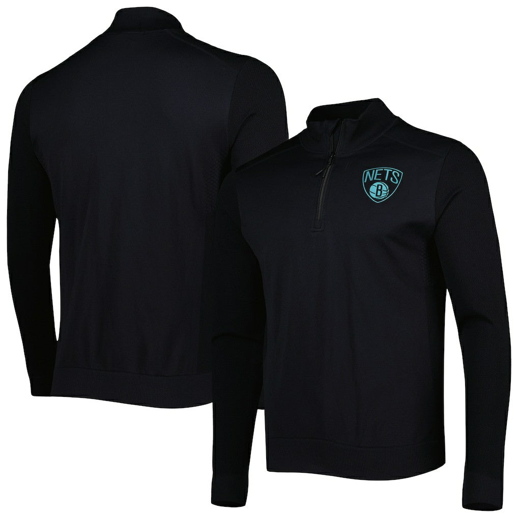 Brooklyn Nets Levelwear Nano Engineered Knit Fabric Quarter-Zip Jacket