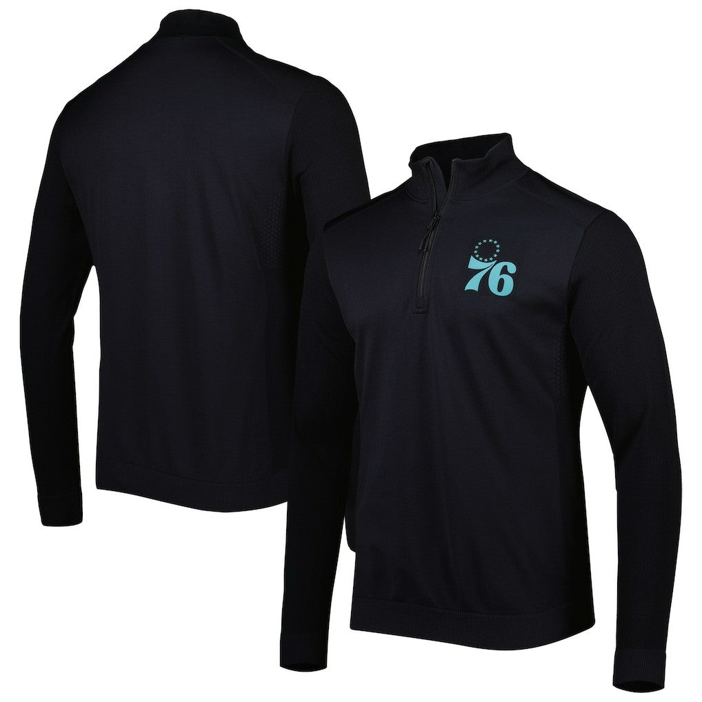 Philadelphia 76ers Levelwear Nano Engineered Knit Fabric Quarter-Zip Jacket