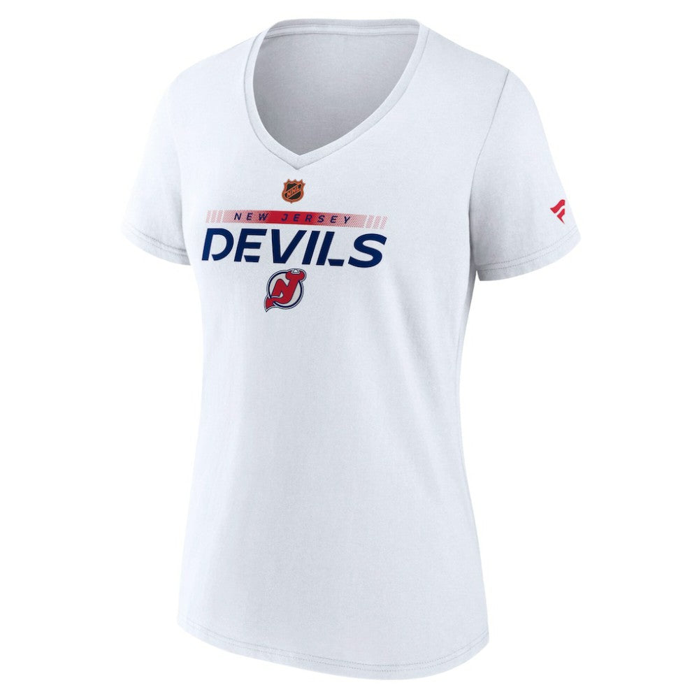 NHL New Jersey Devils Fanatics Women's Special Edition V-Neck T-Shirt