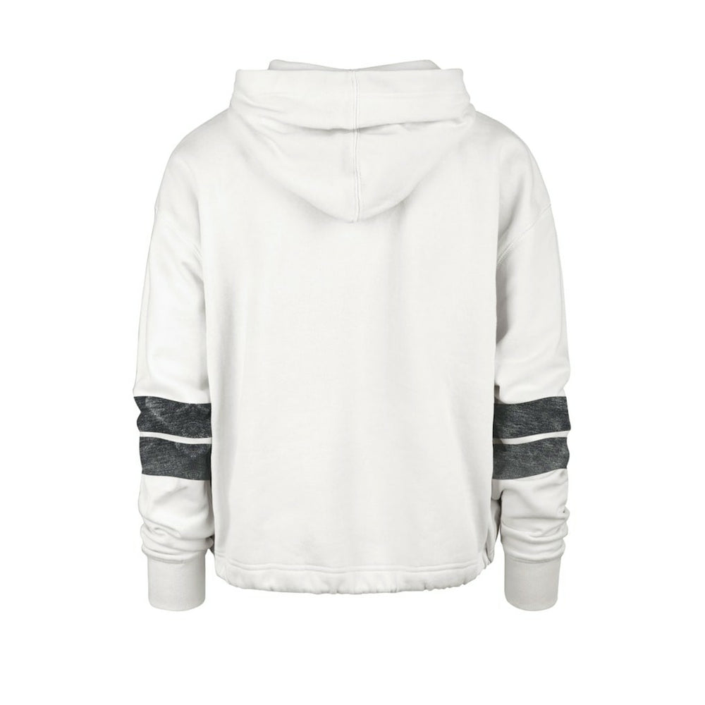 47 brand Brooklyn Nets '47 Women's Emerson Stripe Cropped Pullover Hoodie