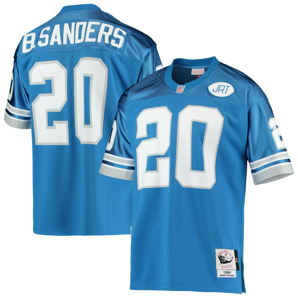 Barry Sanders  1991 Authentic Throwback Retired Player Jersey - Detroit Lions Jerseys