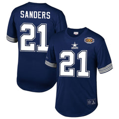 Deion Sanders  Retired Player Name & Number Mesh Top - Dallas Cowboys Tops
