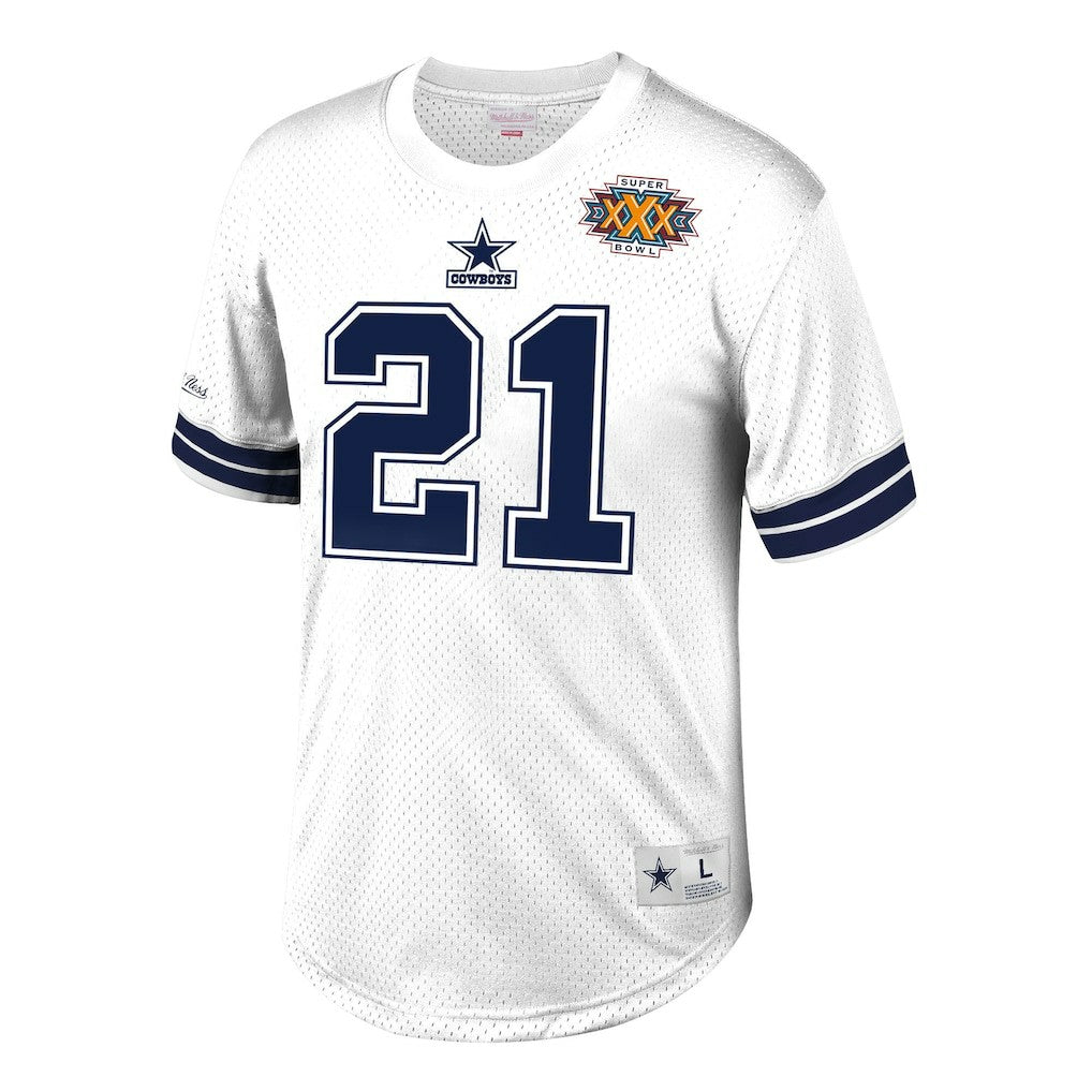 Deion Sanders  Retired Player Name & Number Mesh Top - Dallas Cowboys Tops