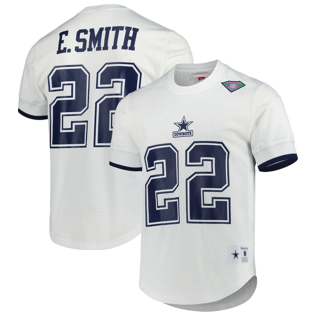 Emmitt Smith  Retired Player Name & Number Mesh Top - Dallas Cowboys Tops