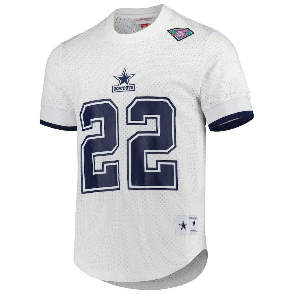 Emmitt Smith  Retired Player Name & Number Mesh Top - Dallas Cowboys Tops