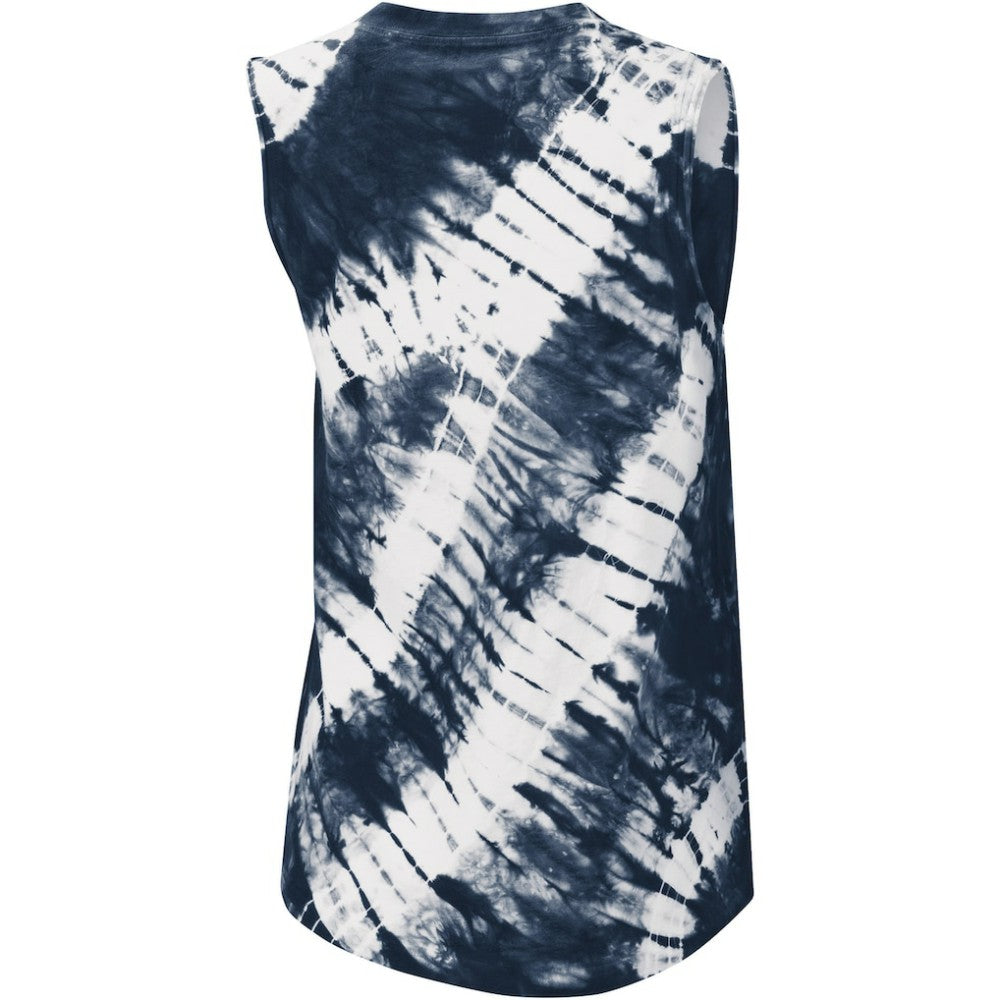 Navy Boston Red Sox Touch Women's Money Ball Tie-Dye Tank Top