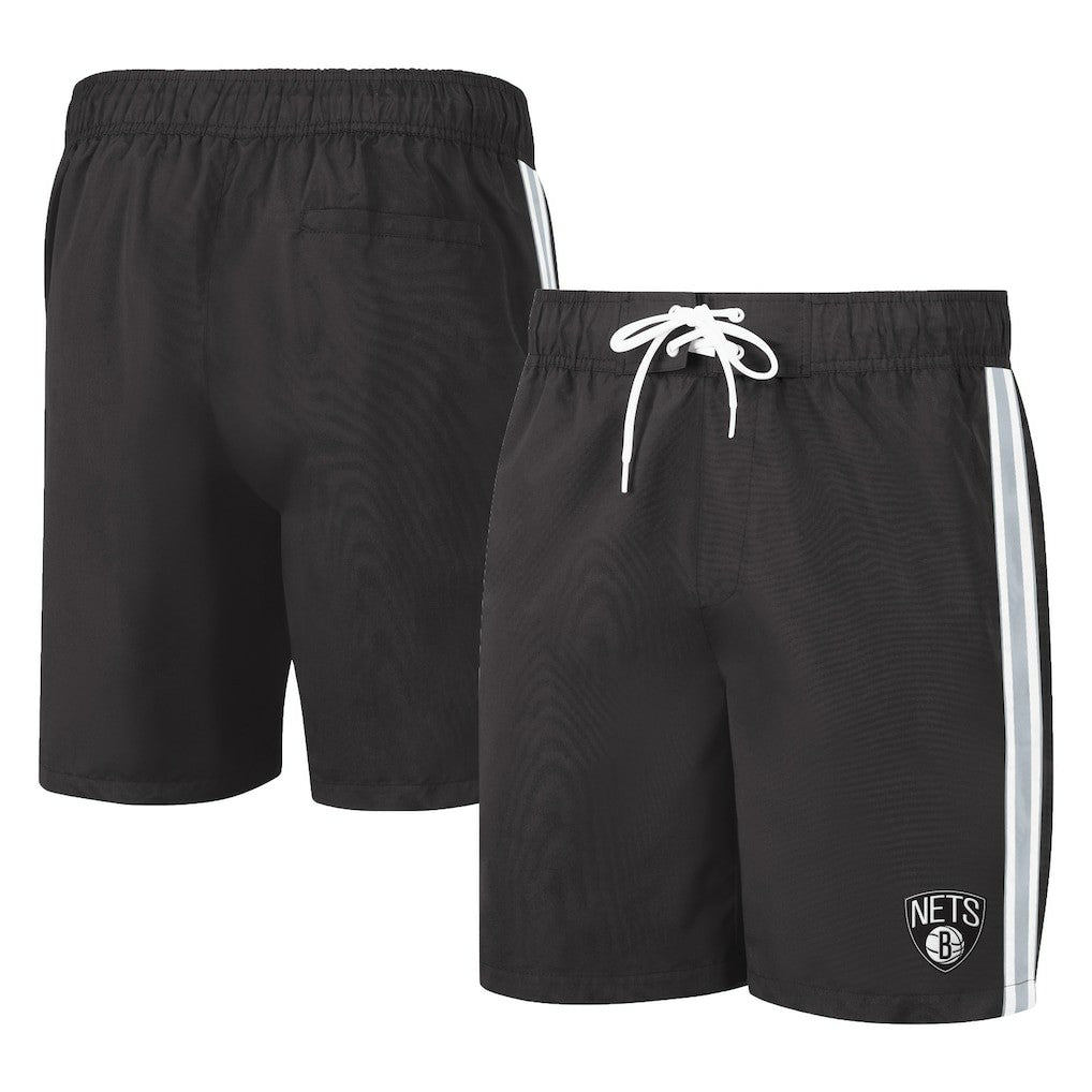 Brooklyn Nets G-III Sports by Carl Banks Sand Beach Volley Swim Shorts