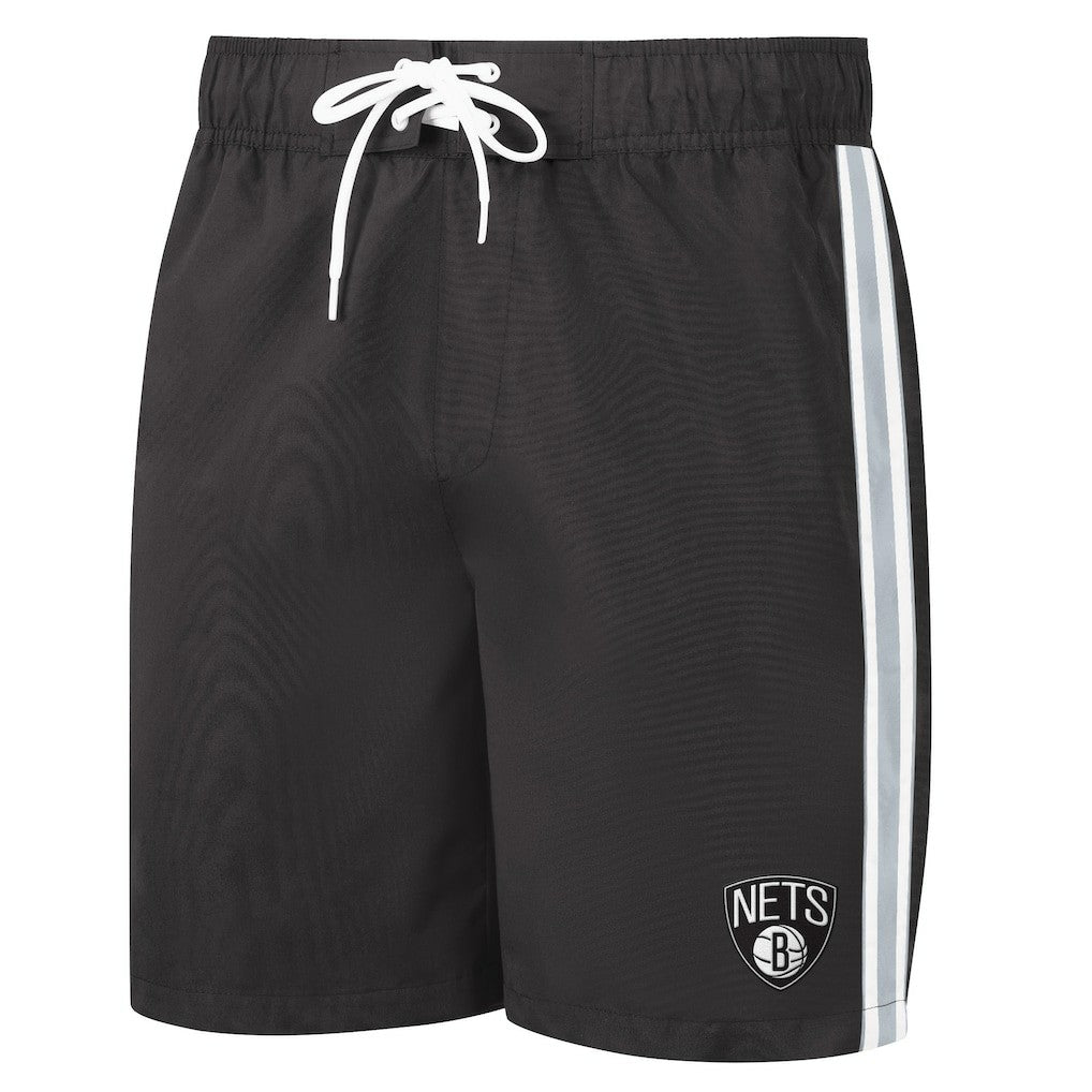 Brooklyn Nets G-III Sports by Carl Banks Sand Beach Volley Swim Shorts